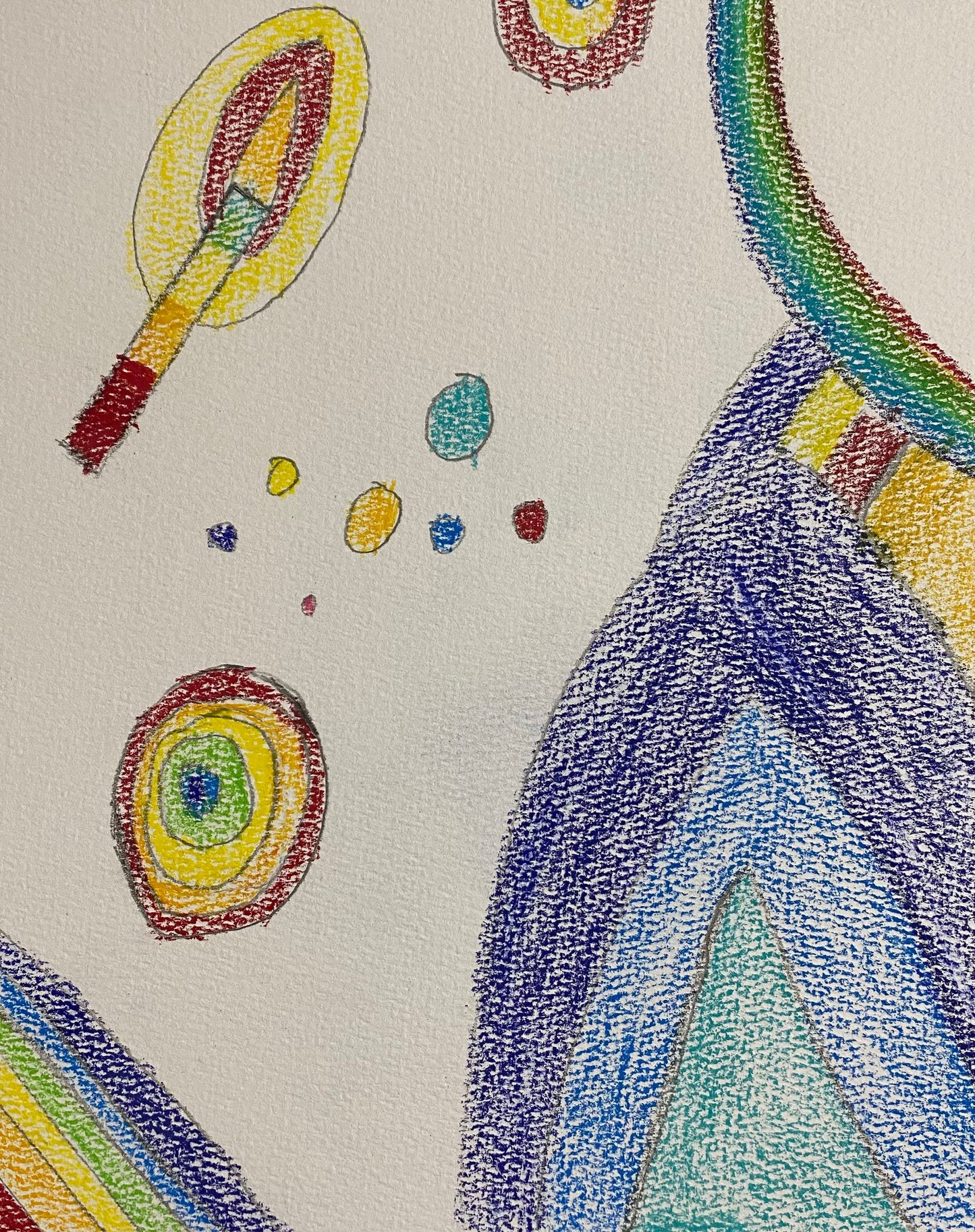 Colour and Abstract Clash by Lukas - Kids Juried Art Show