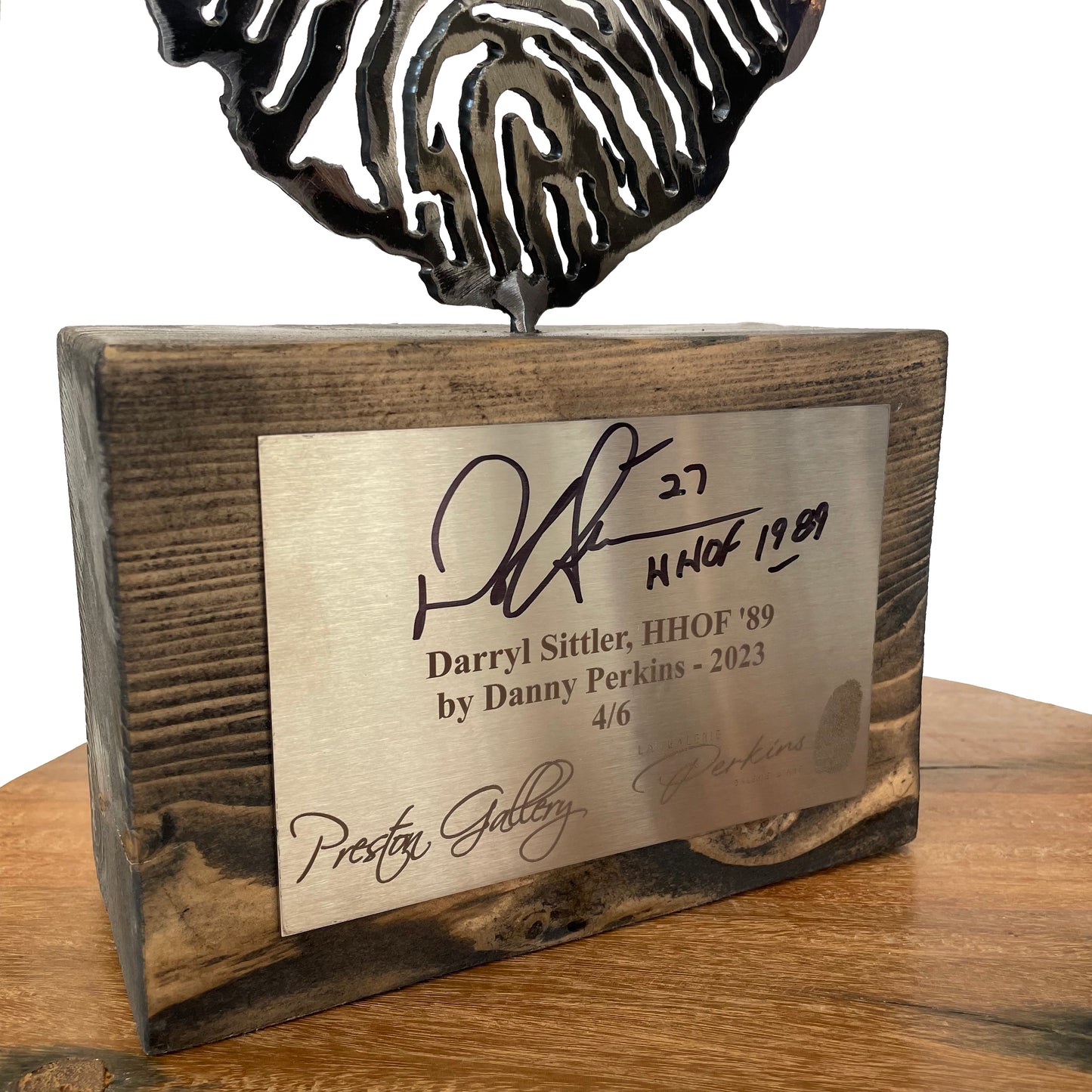 Signed Darryl Sittler, Finger Print by Danny Perkins