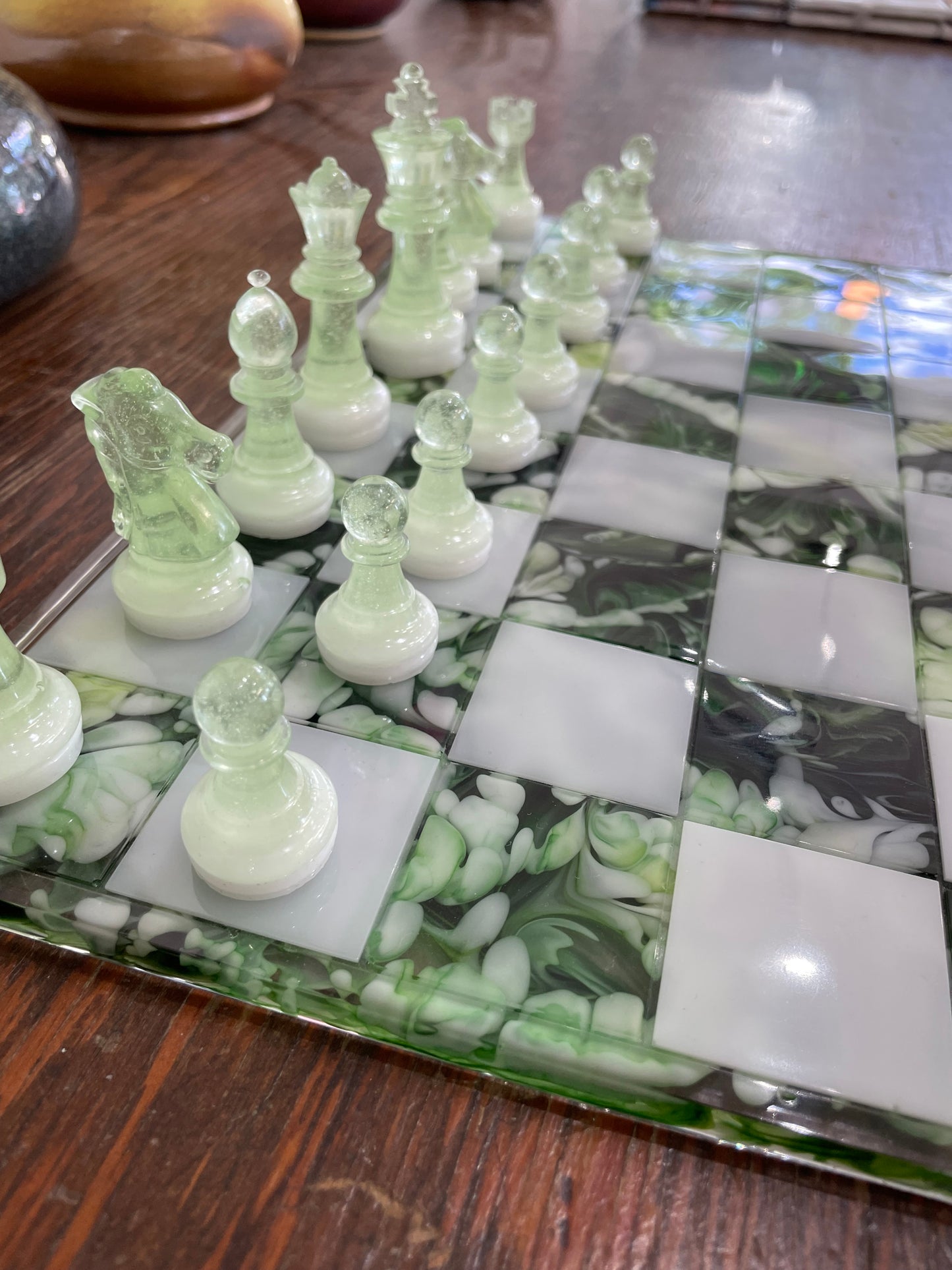 Emerald City Chess Set by Mary Perkins