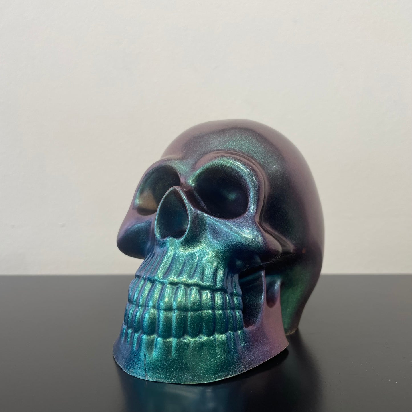 Resin Skulls by Mary Perkins