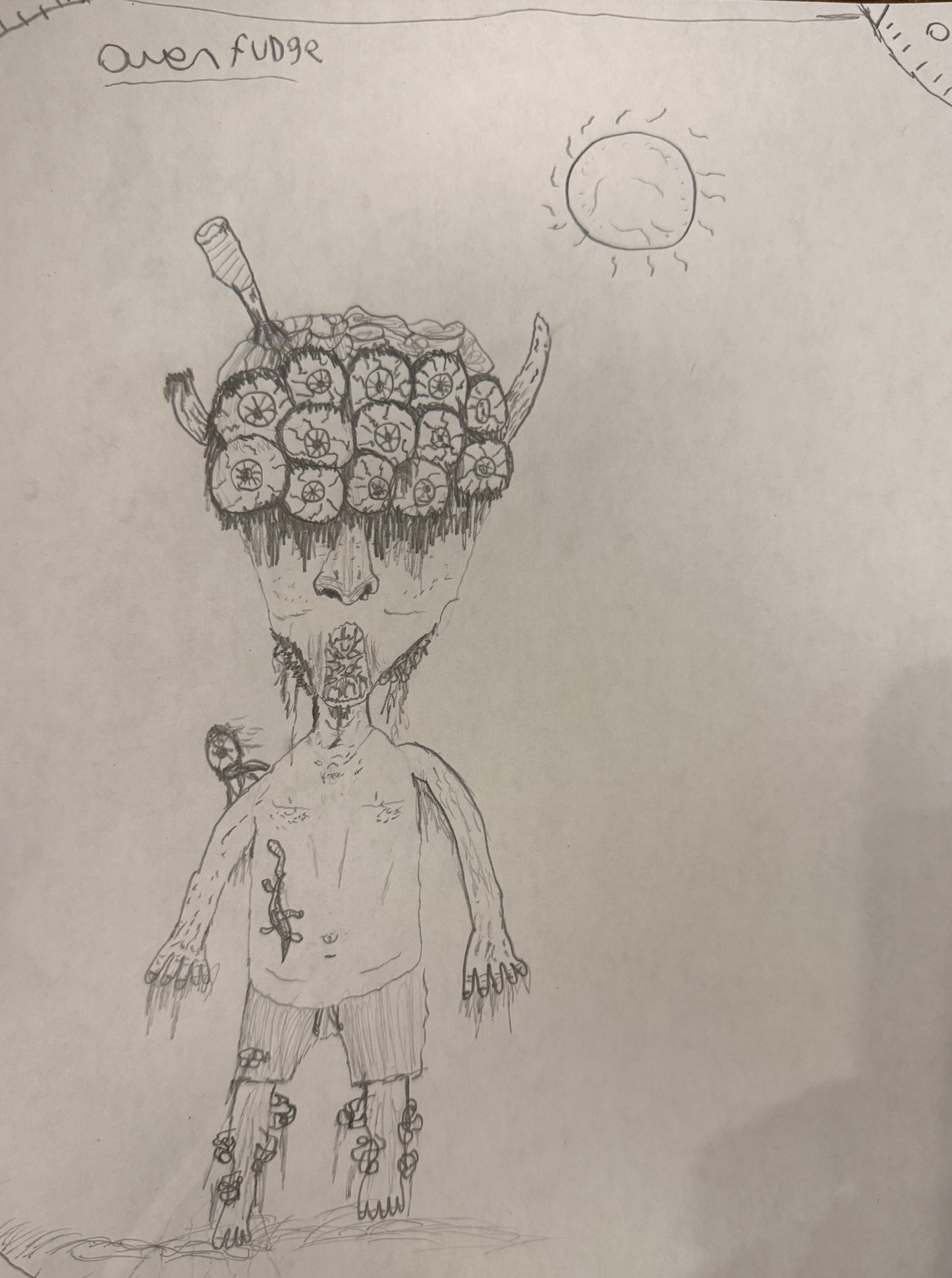 Eyeball Man by Owen - Kids Juried Art Show