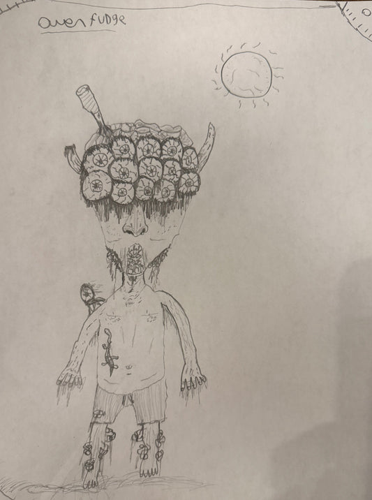 Eyeball Man by Owen - Kids Juried Art Show