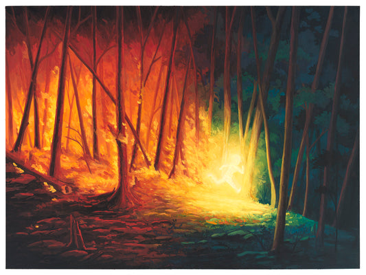 Incendio forestal (Impresión) de Simon Pellerin
