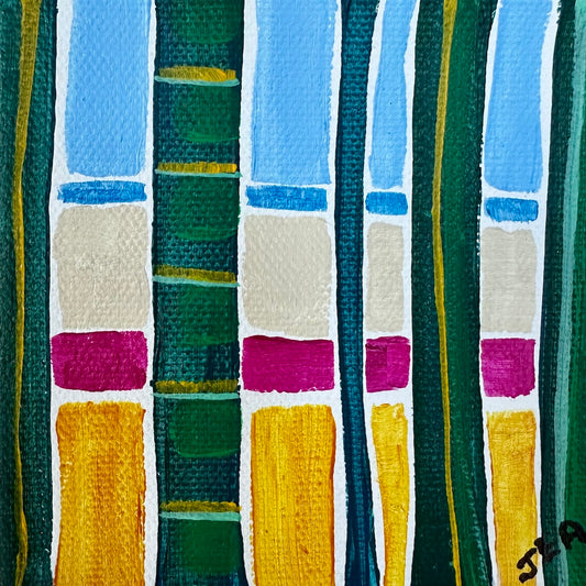 Forest Trees #3 by JudyBlue Anderson