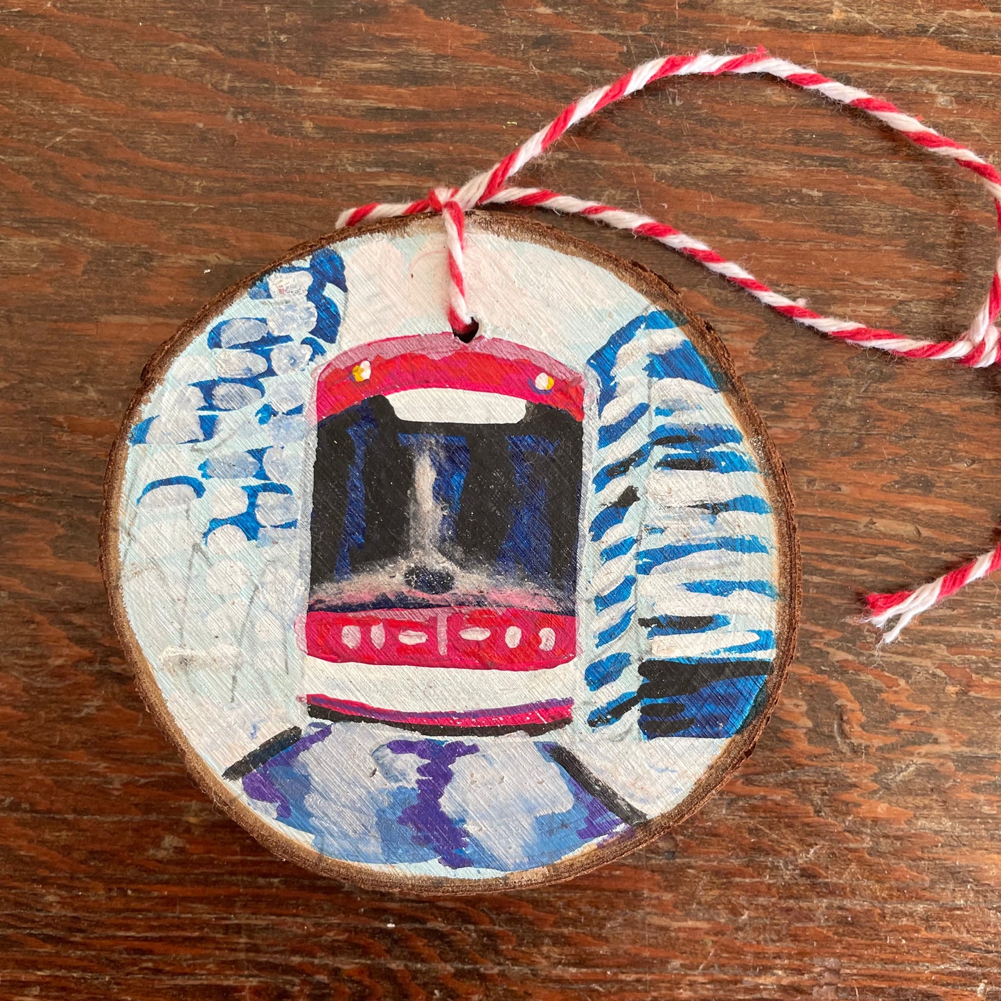 TTC Street Car Ornament by Kerry Vee