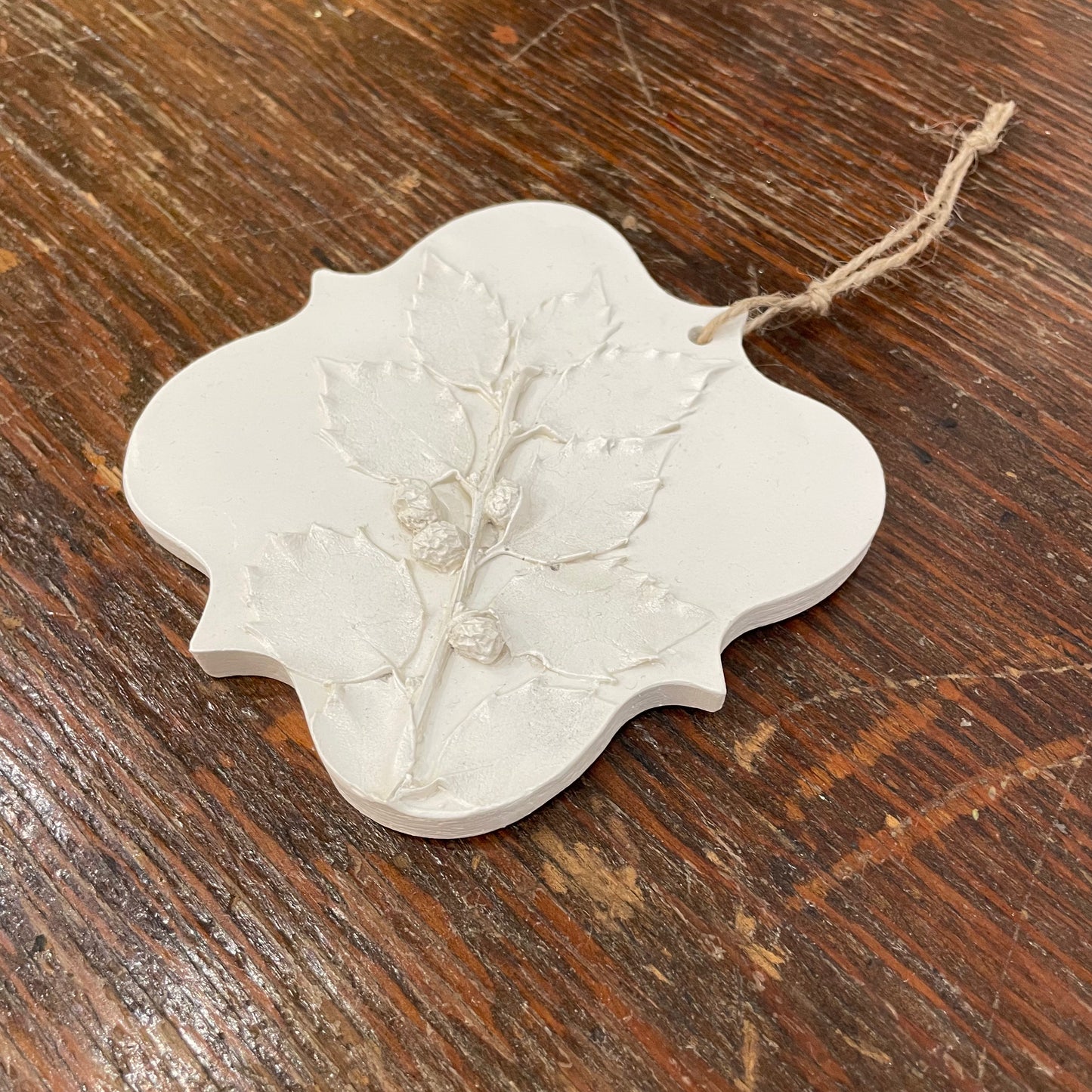 Holly ornaments by Rebecca Fortin