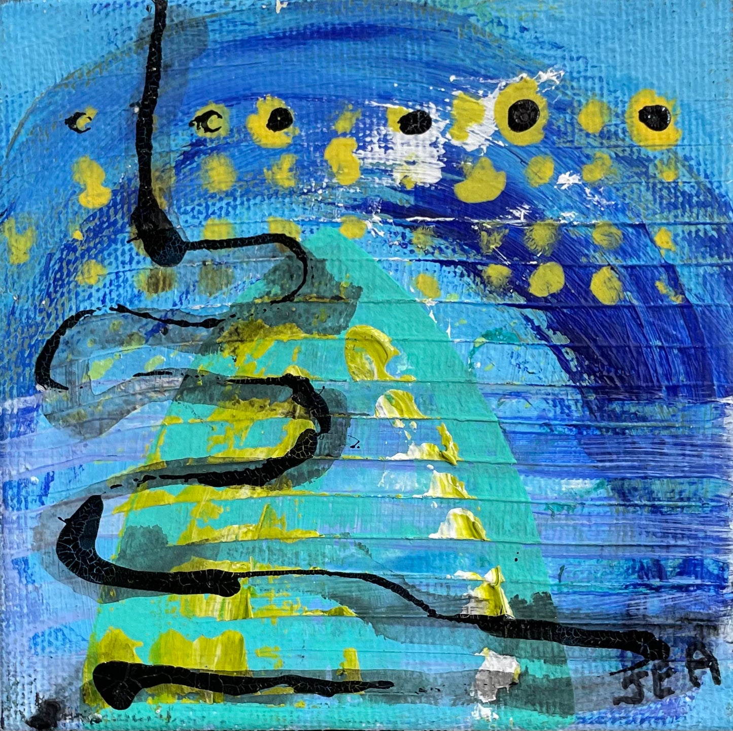 Mini Abstract #1 by JudyBlue Anderson