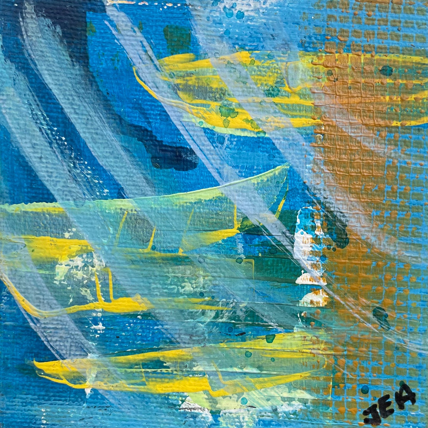 Mini Abstract #8 by JudyBlue Anderson