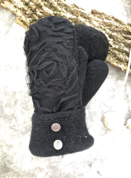 Lace Mittens by Cozy Mitts By Lorraine