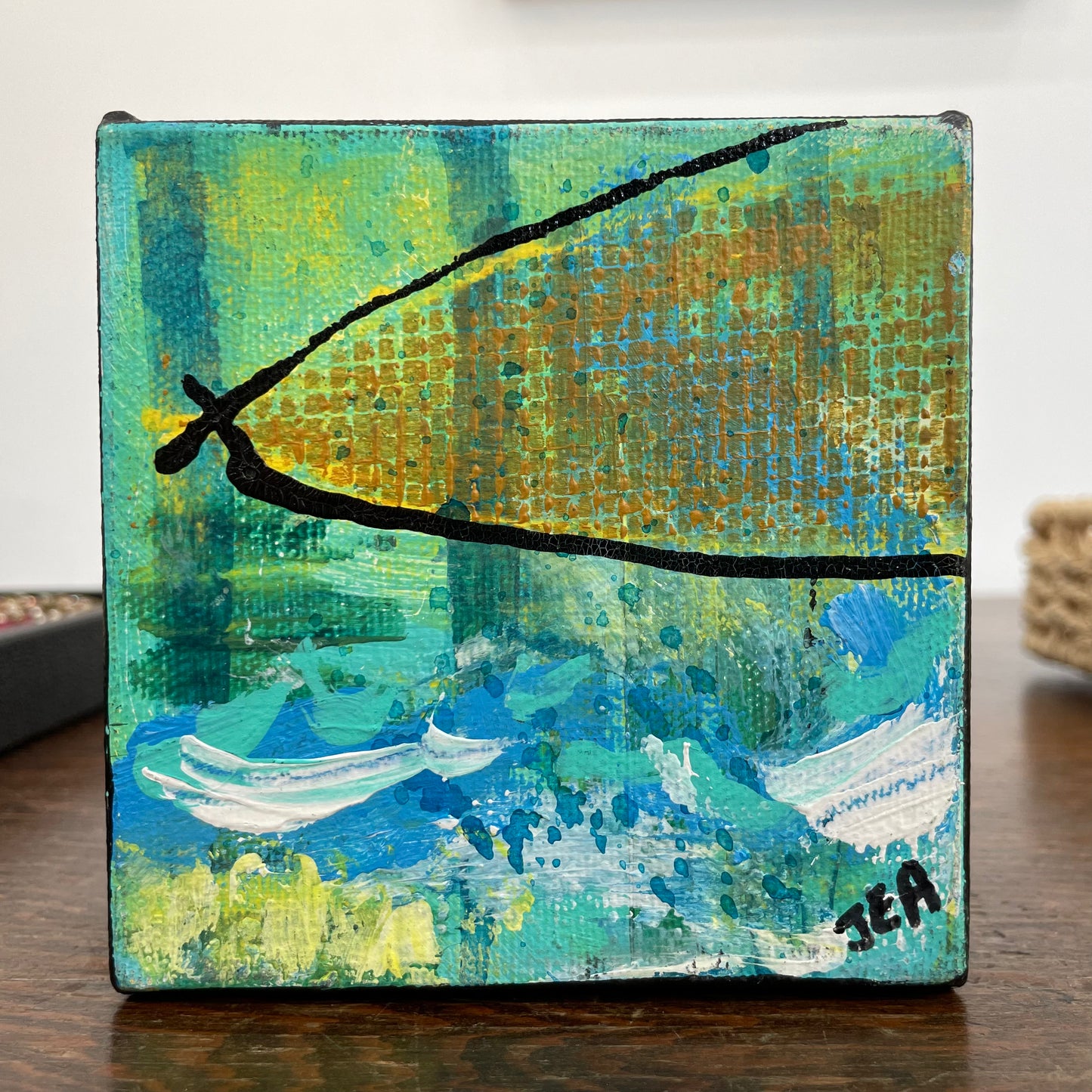 Mini Abstract #5 by JudyBlue Anderson