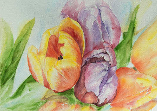Tulipanes dulces de Kate Greenway