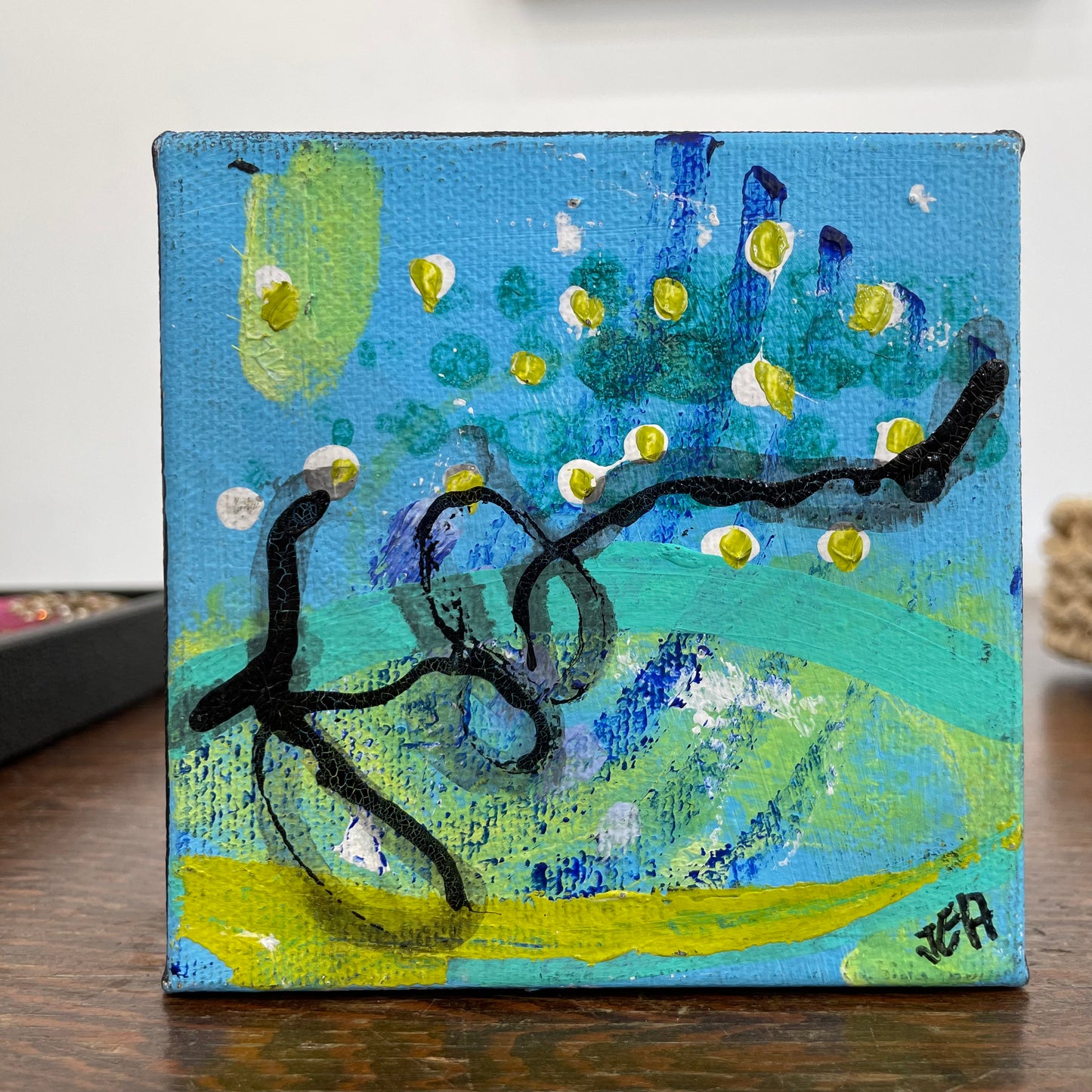 Mini Abstract #3 by JudyBlue Anderson