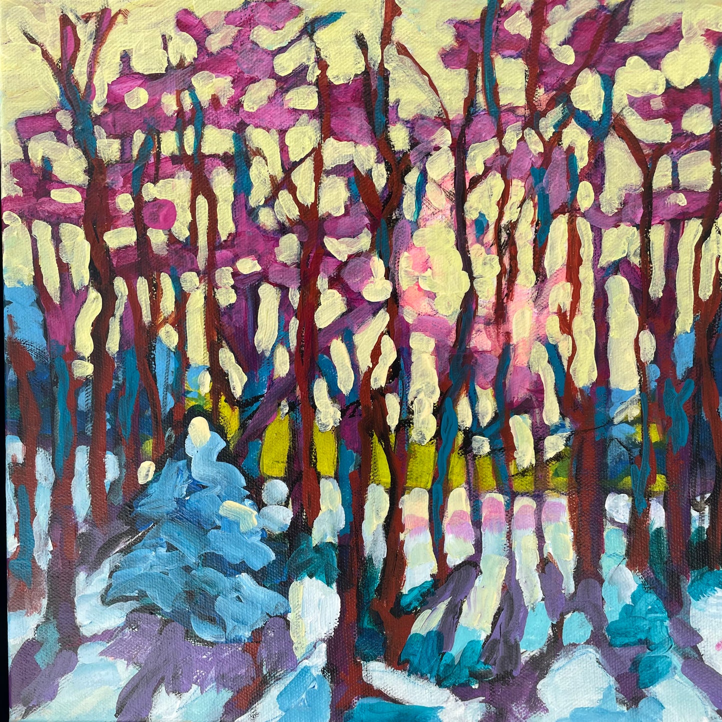 Winter Forest by Janet Horne Cozens