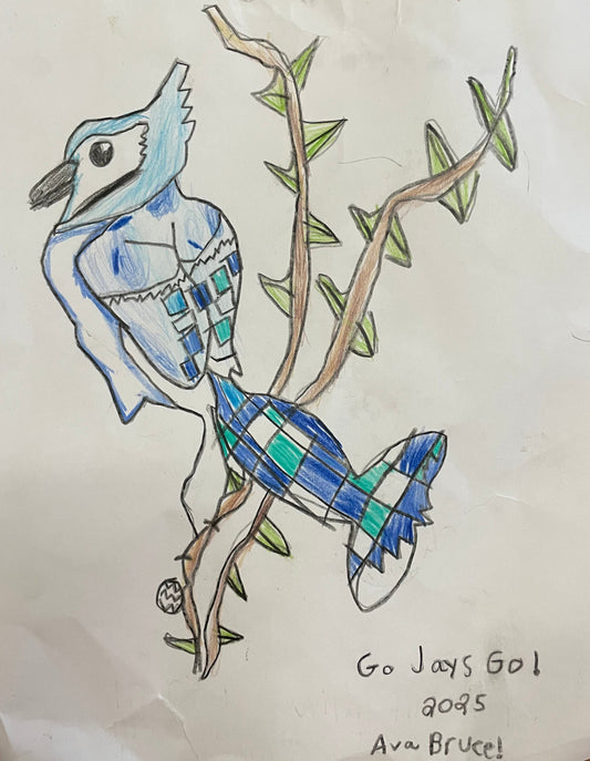 Go Jays Go! by Ava - Kids Juried Art Show