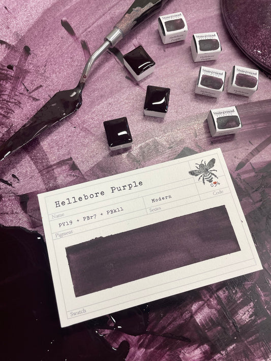 Stoneground Gouache -  Hellebore Purple