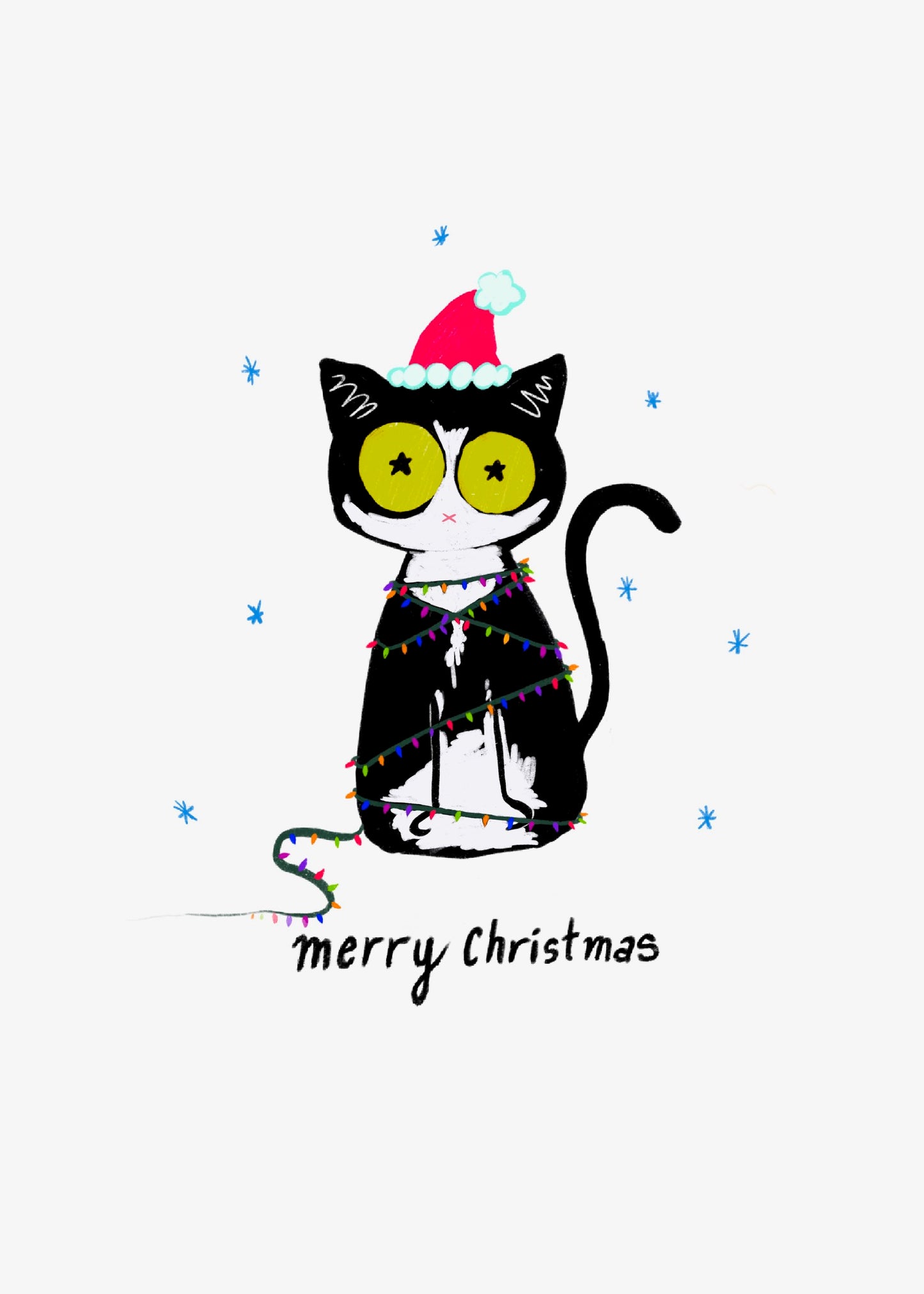 Christmas Cat Cards by Amelia Polster