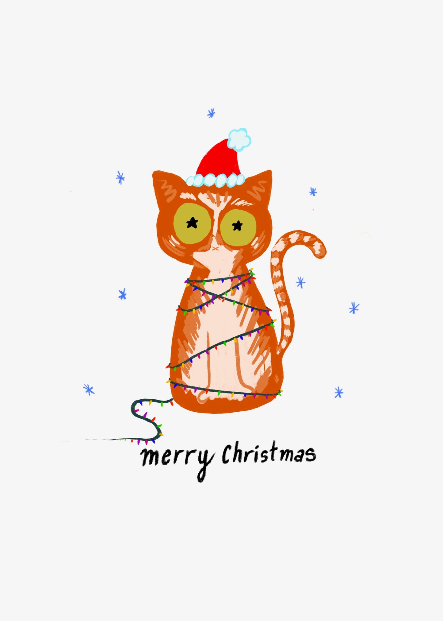 Christmas Cat Cards by Amelia Polster