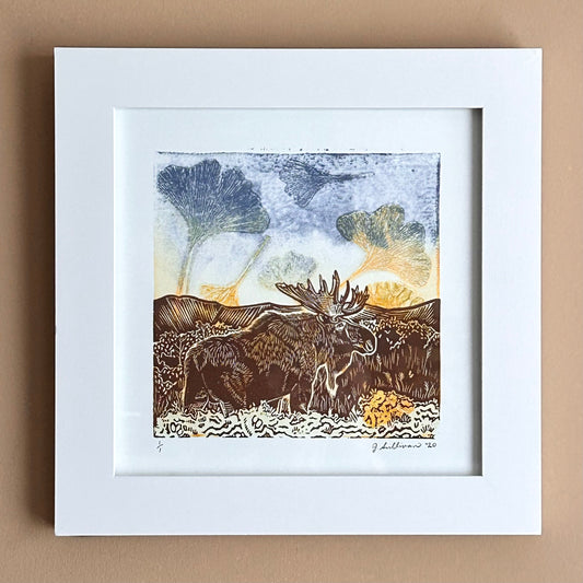 Gingko Moose  by Jacquie Sullivan