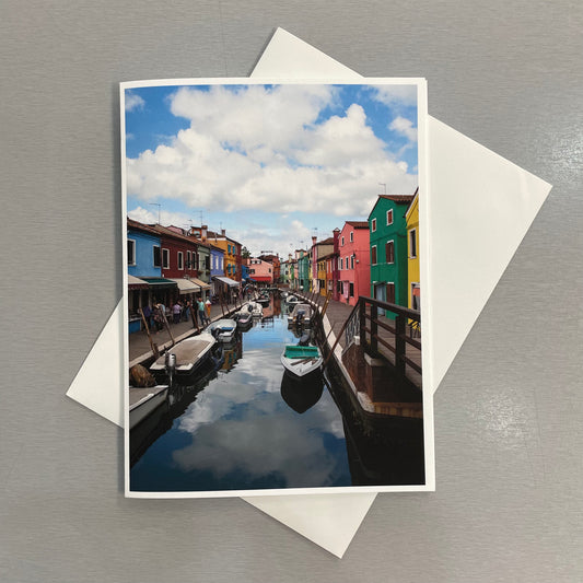 I Colori di Burano, card by Sabrina Leeder