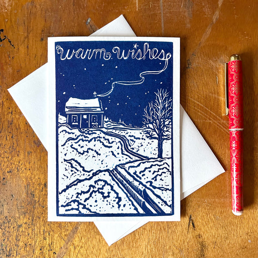 Warm Wishes Card by Jacquie Sullivan