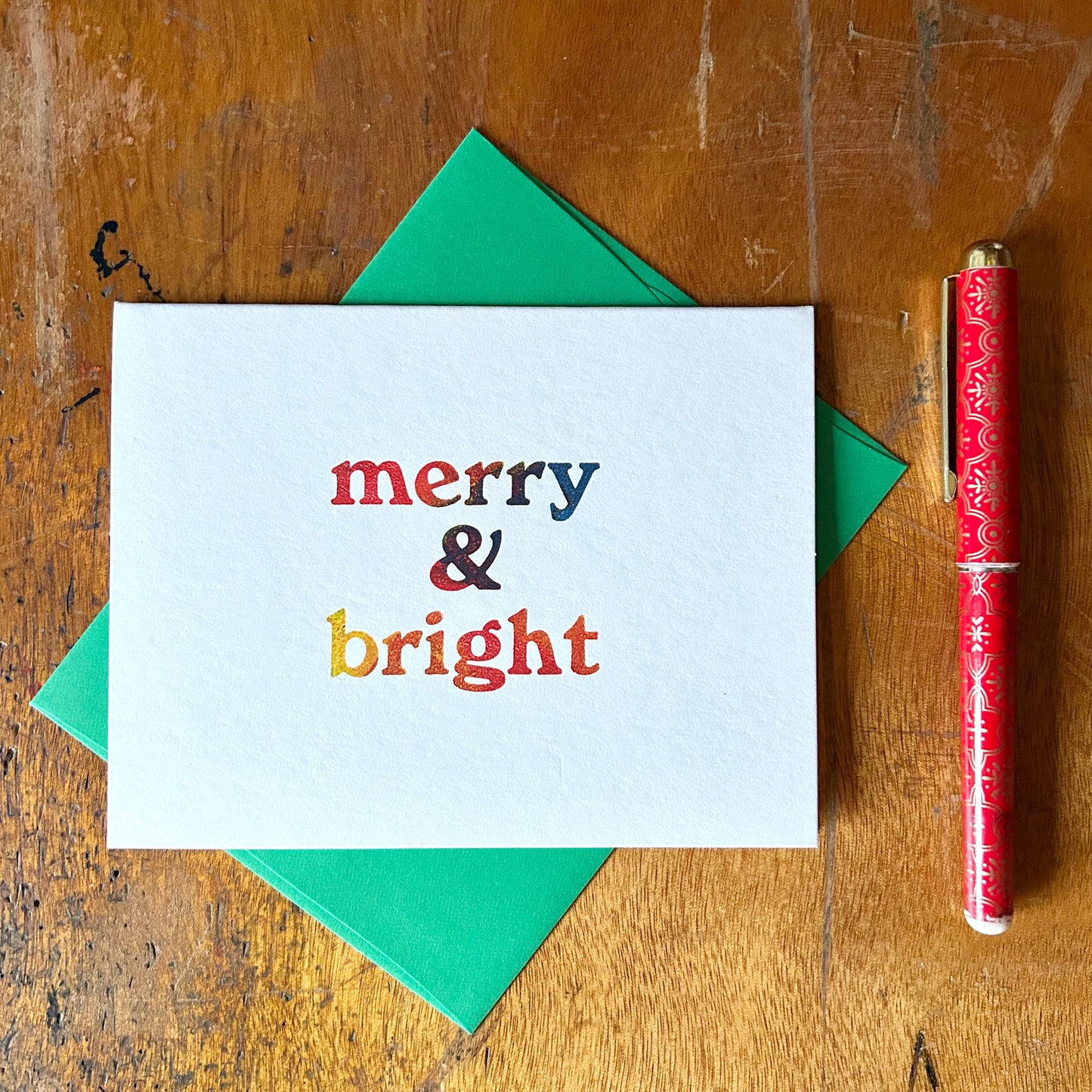 Merry and Bright Card by Jacquie Sullivan