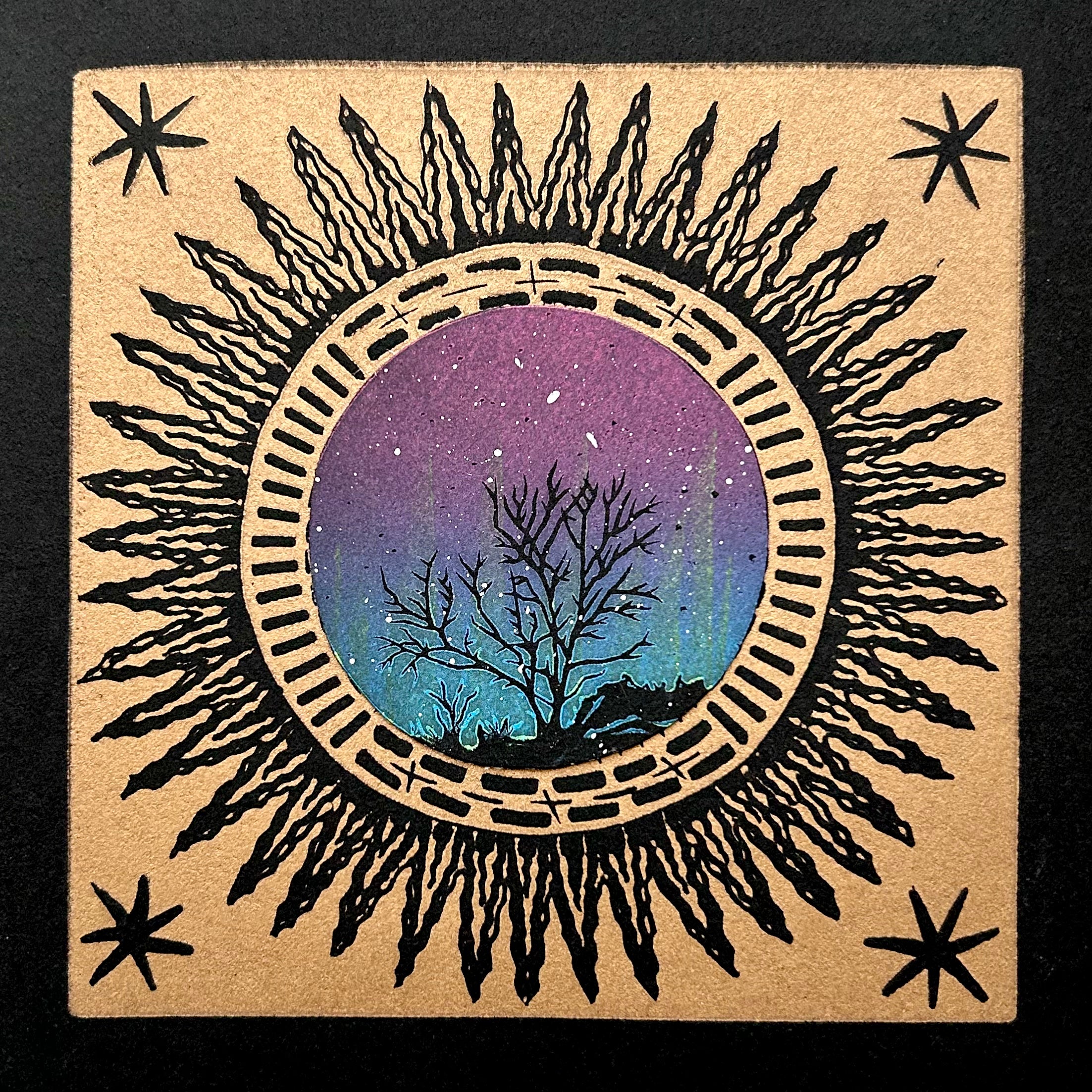 Night Tree Eclipse Cards by Jacquie Sullivan – Preston Gallery