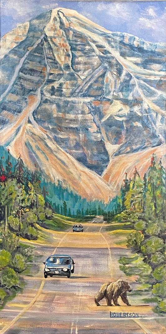Road to MT Robson, BC by Lesa Robertson