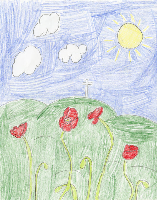 In Flanders Fields by Aurelia - Kids Juried Art Show