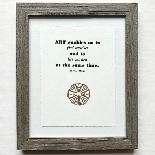 Art Enables Us To Find & Lose Ourselves Quote by Jacquie Sullivan