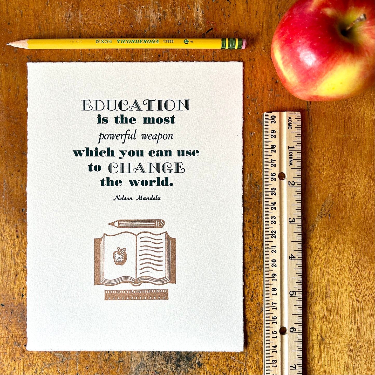 Education Quote (Nelson Mandela) by Jacquie Sullivan