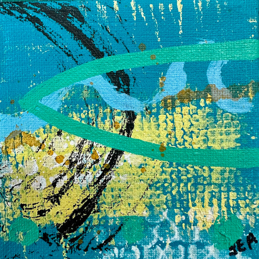 Mini Abstract #15 by JudyBlue Anderson