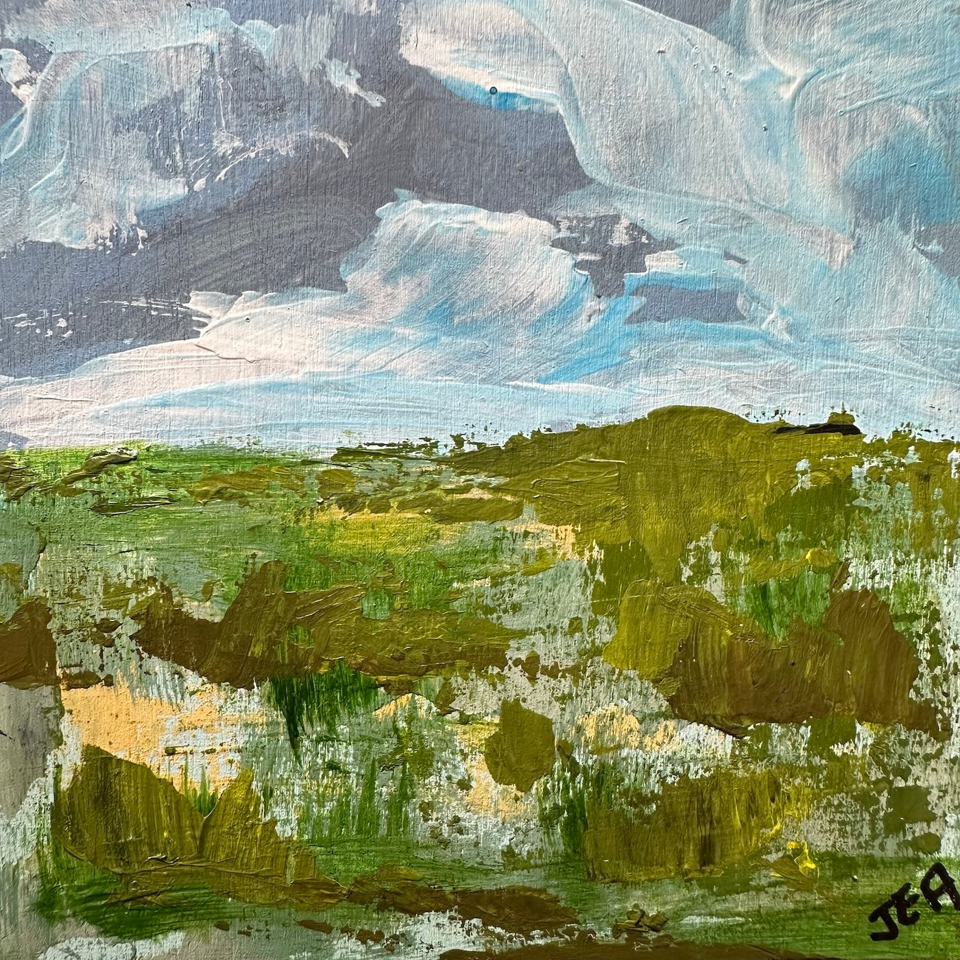 Mini Abstract #23 by JudyBlue Anderson