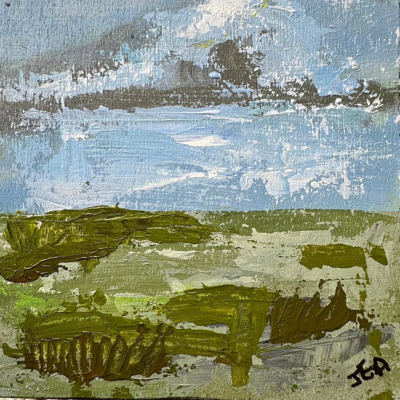 Mini Abstract #25 by JudyBlue Anderson