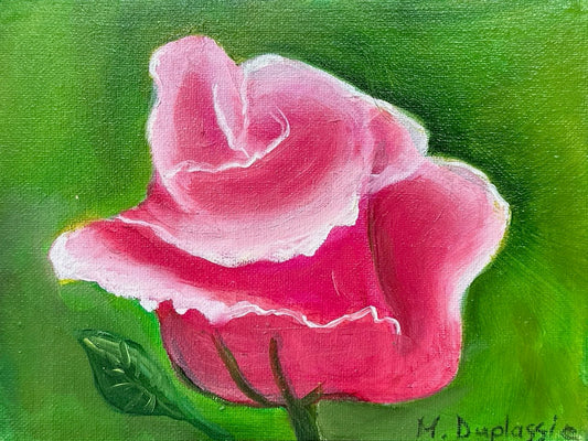 Pink Rose by Helen Duplassie