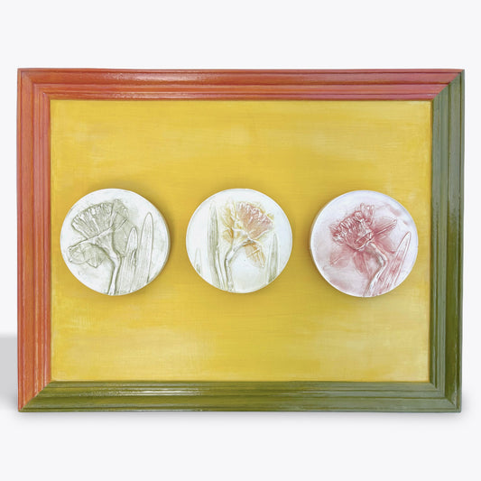 Three Daffodils by Rebecca Fortin