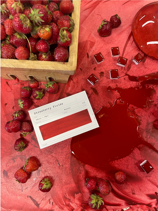 Stoneground Strawberry Fields - Gouache