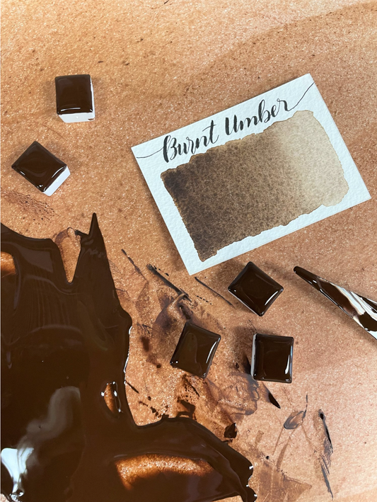 Stoneground - Burnt Umber (Earth Colour - Half Pan)