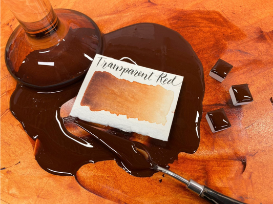 Stoneground - Transparent Red (Traditional Colour - Half Pan)