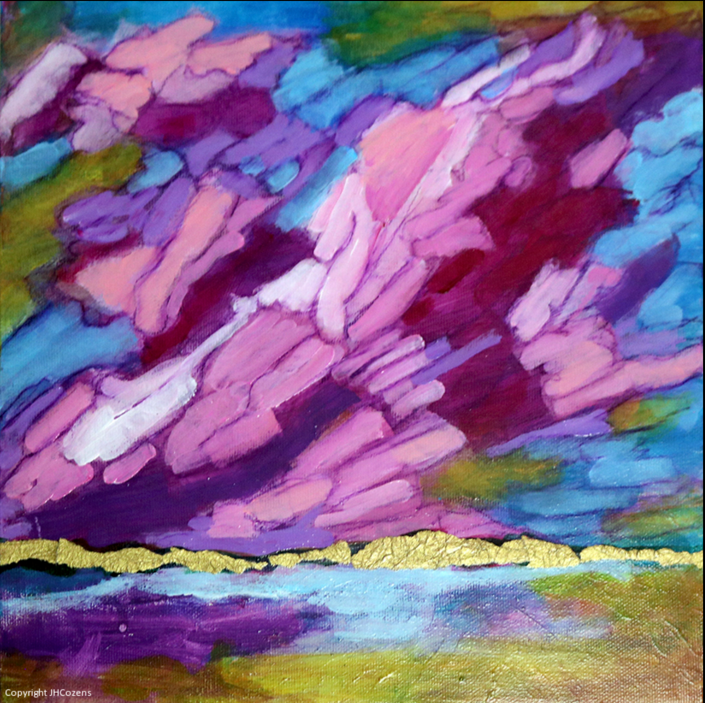 Magenta Sky by Janet Horne Cozens