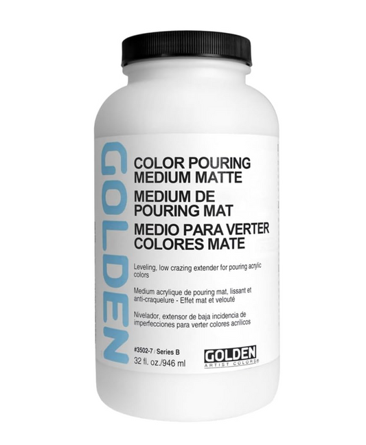 Golden Colour Pouring Medium Matte - 16oz