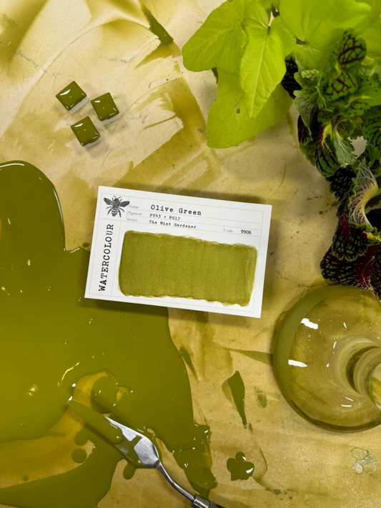 Stoneground - Olive Green (Synthetic - Half Pan)