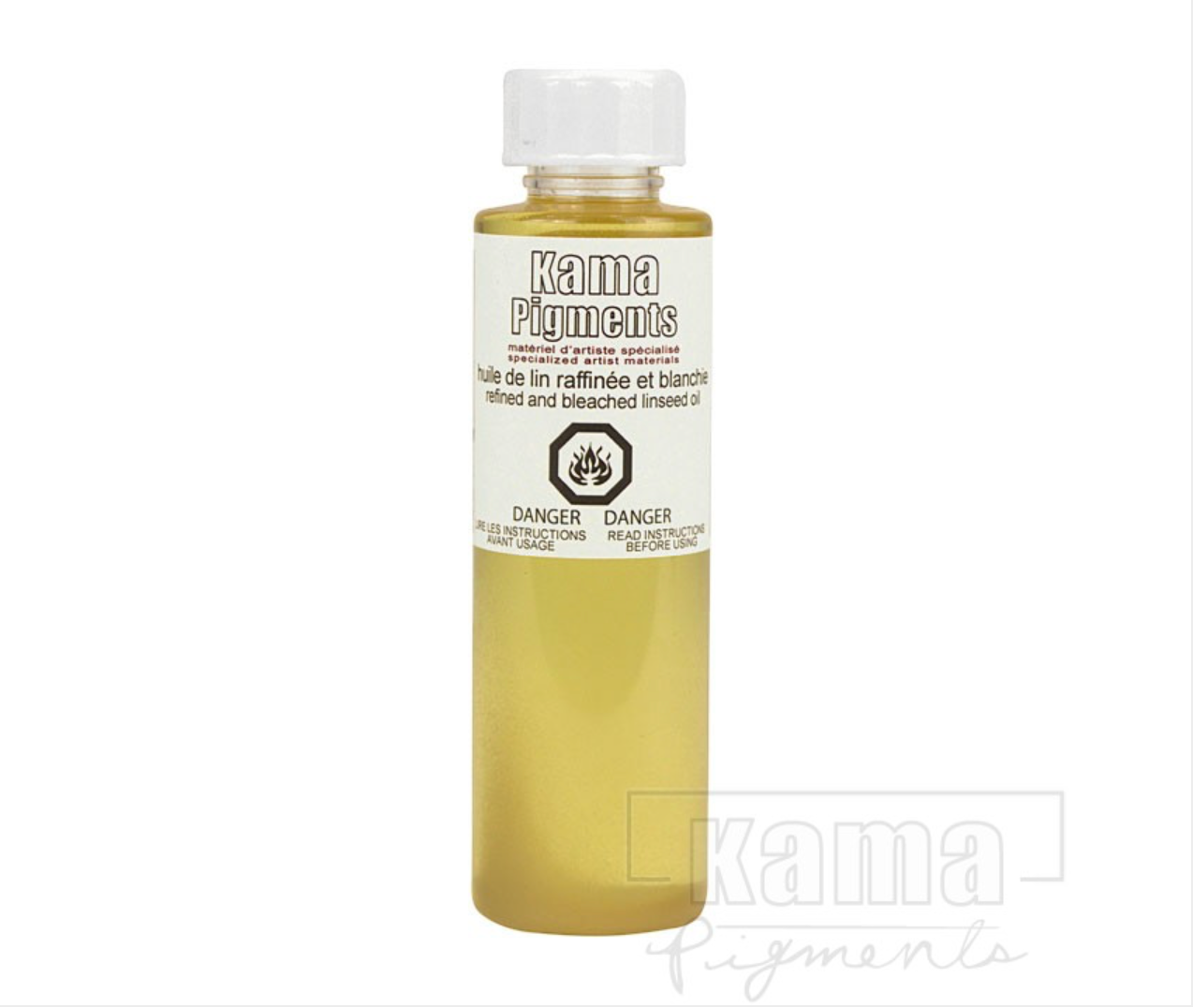 Aceite de linaza refinado y blanqueado Kama - 125 ml