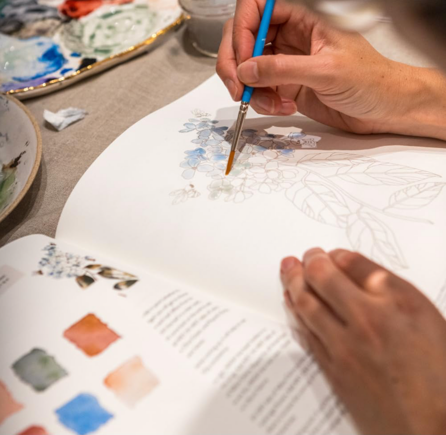 Watercolour Workbook by The Mint Gardener