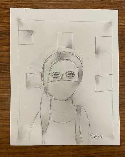 Silenced by Ashwini - Kids Juried Art Show