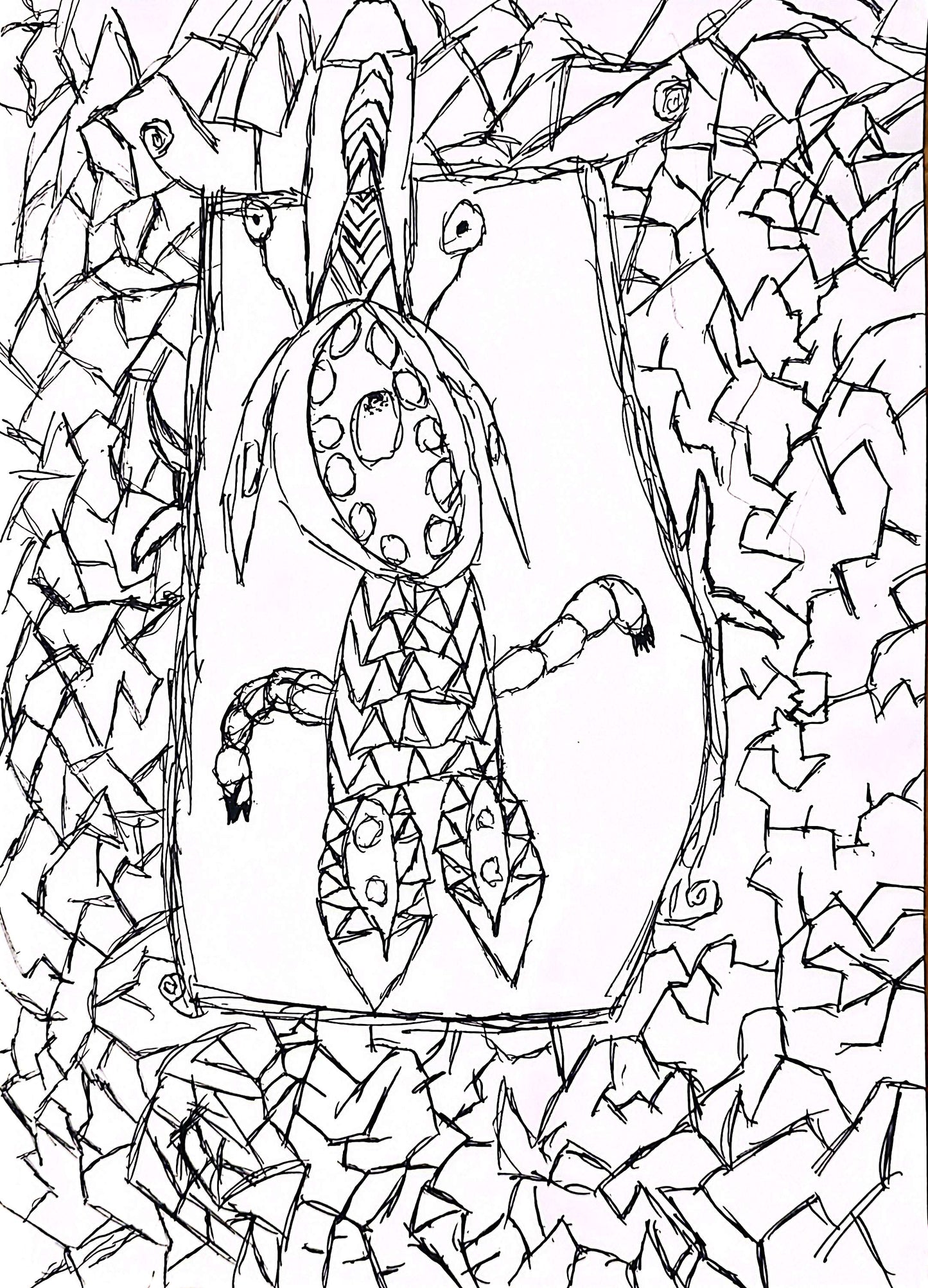 The Creature of my Imagination by Charlie - Kids Juried Art Show