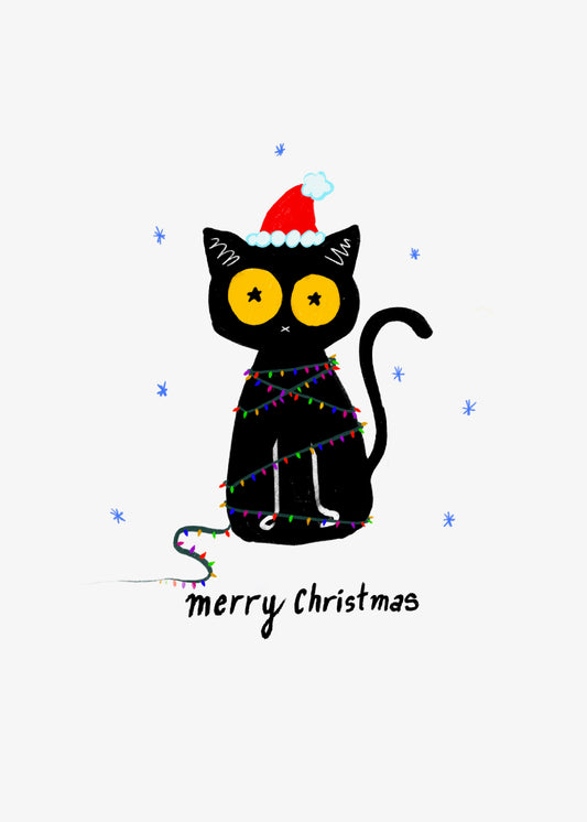 Christmas Cat Cards by Amelia Polster