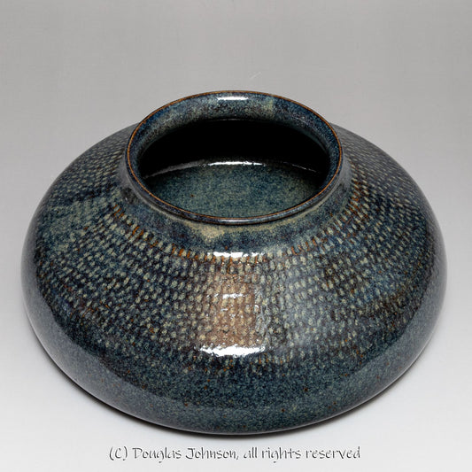 Textured Low Vase by Doug Johnson