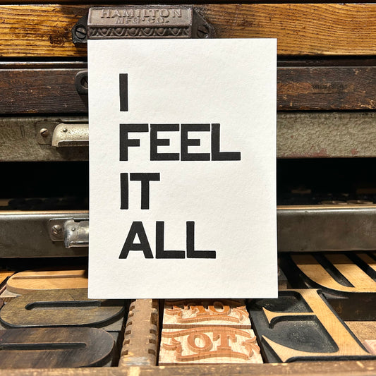 I Feel It All by Jacquie Sullivan