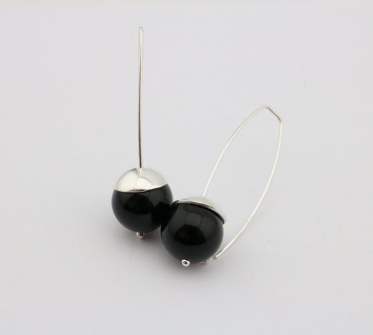 Minimalist Gem Earrings by Monica Gennaro