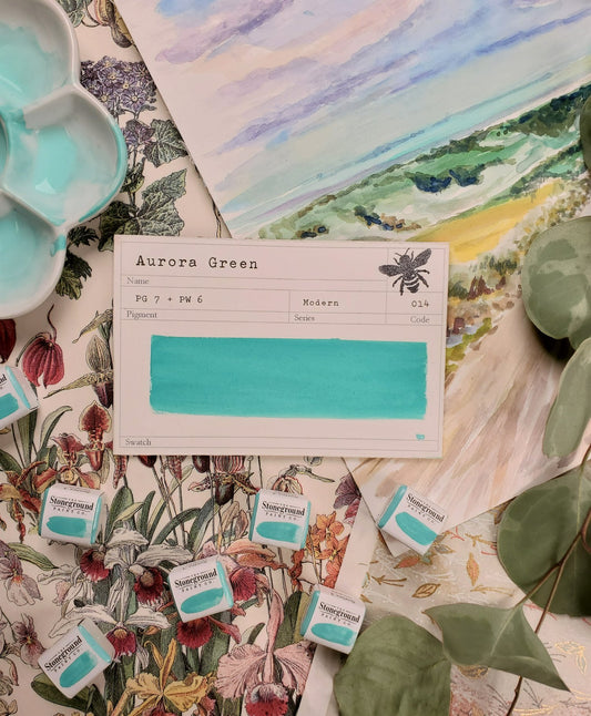 Stoneground Gouache -  Aurora Green